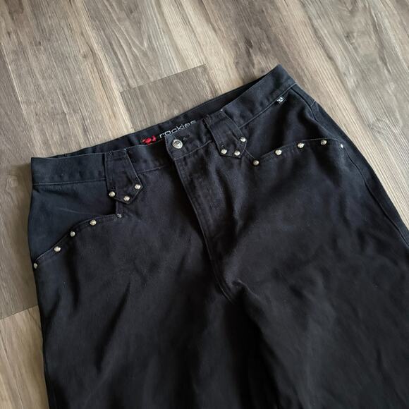 Vintage Rockies Jeans Women's Size 15/16 High Rise Western Denim Jeans 34 Inseam - Picture 2 of 9